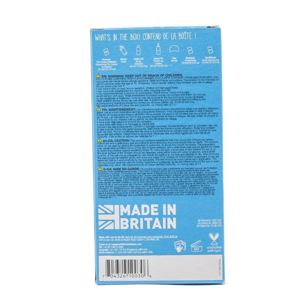 Tints of Nature 3N Natural Dark Brown Permanent Hair Dye, Vegan 130ml | Creates beautiful dark brown
