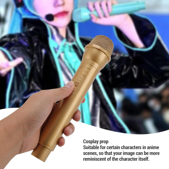 Kunststoff Gefälschte Mikrofon -Requisite, Kinder Tun Mikrofonspielzeug, Simuliertes Mikrofon für Ka