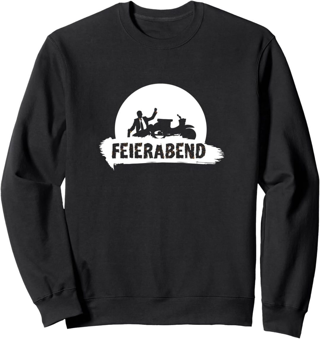 Feierabend Geniessen Moped Simson-Schwalbe Sweatshirt
