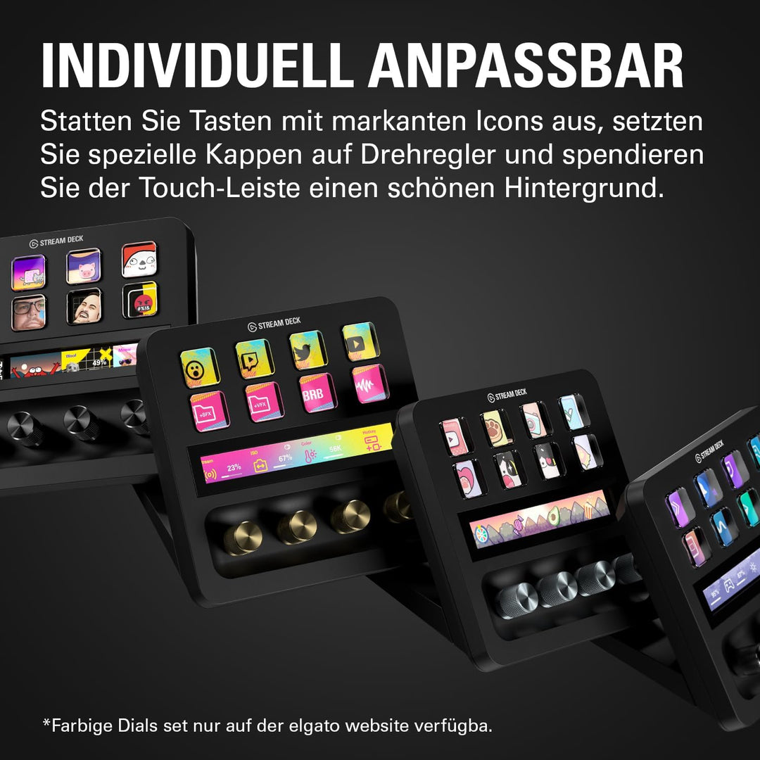 Elgato Stream Deck + XLR - Audio-Mixer & Controller, XLR-zu-USB-Mikrofon-Schnittstelle, Kompatibel m