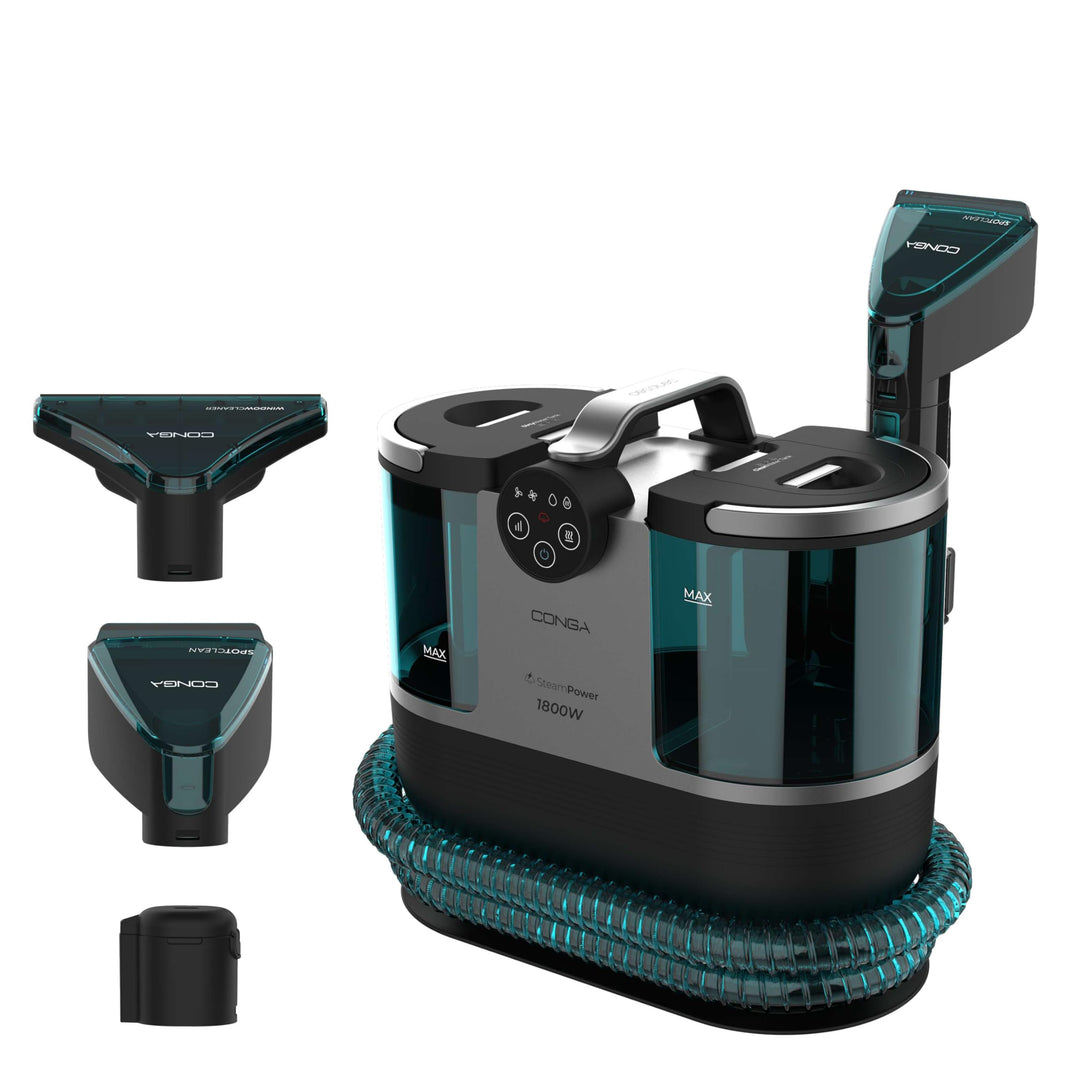 Cecotec Carpet&Spot Clean Dampfreiniger für Teppiche und Polster mit Kabel Conga 7000, max. 1700 W,