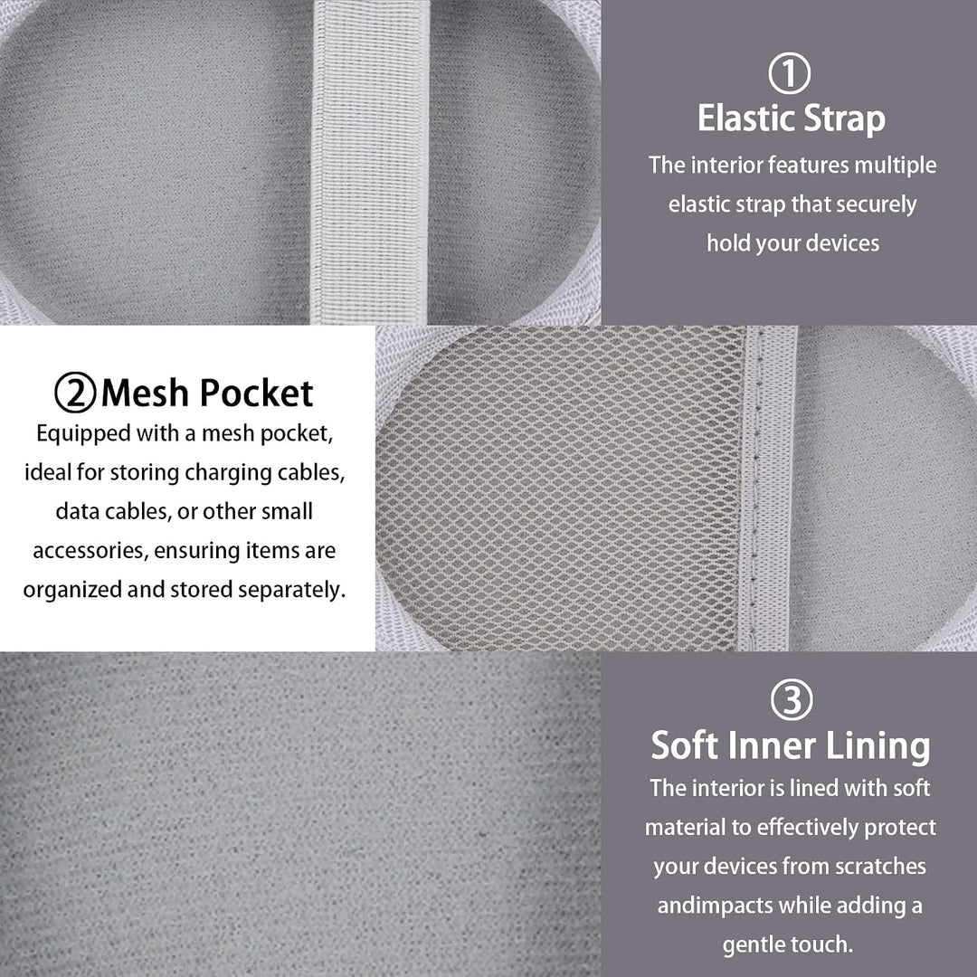 co2CREA Case Harte Reiseschutzhülle Etui Tasche für Logitech Pebble Mouse 2 M350s /M350 Pebble/Logit