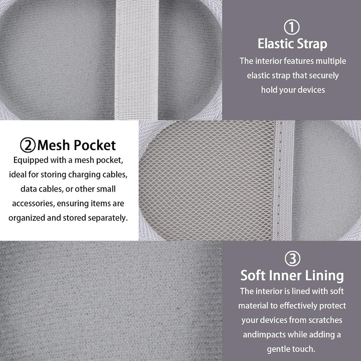 co2CREA Case Harte Reiseschutzhülle Etui Tasche für Logitech Pebble Mouse 2 M350s /M350 Pebble/Logit