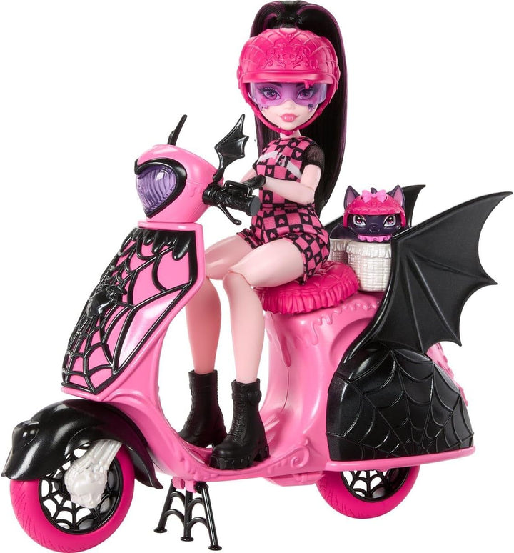 Draculaura und Sein Monster Scooter hig