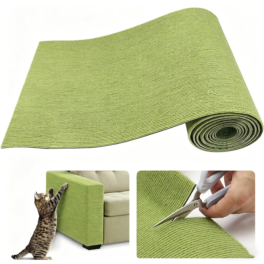 Selbstklebende Kratzschutzmatte für Sofa &amp; Wand,40x400 cm kratzschutz Sofa Katze - Trimmbarer Schutz