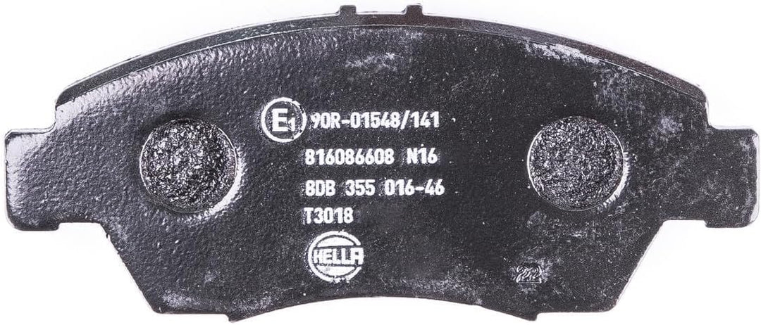 HELLA PAGID 8DB 355 016-461 Bremsbelagsatz - T3018 - Dicke/Stärke: 17.3mm - Bremssystem: Akebono - m