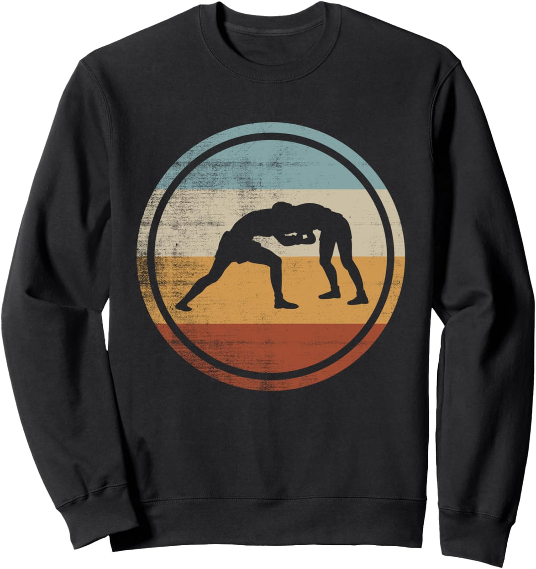 Retro Vintage Ringer Design Wrestling Ringen Sweatshirt
