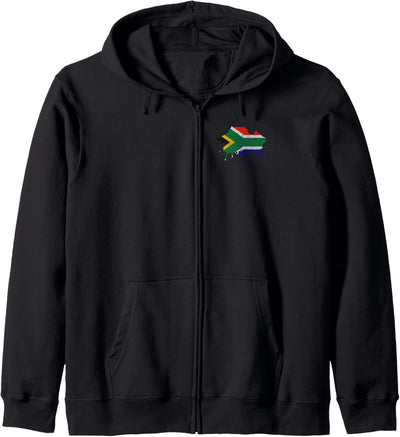 Kapstadt Skyline Südafrika Flagge Fahne Kunst Kapstadt Kapuzenjacke