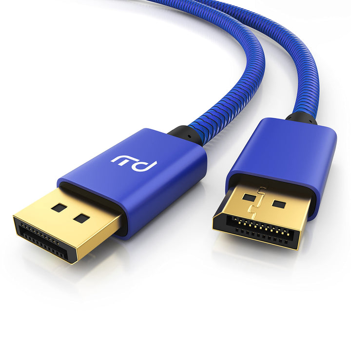 CSL – 10x 8k Premium DisplayPort Kabel - 2m - DP 1.4 zu DP 1.4-8k @ 60 Hz 4k @ 120 Hz – UHD II - bis
