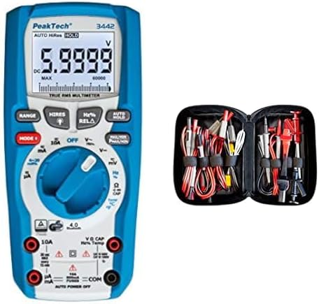 PeakTech P 3442 True RMS Digital Multimeter für Elektriker mit 60000 Counts & 4.0 Bluetooth, CAT III