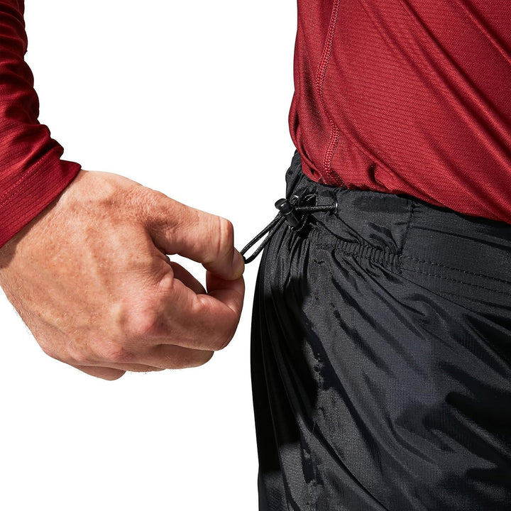 Berghaus Herren Deluge Wasserdicht Atmungsaktive Überhose, Langlebige, Bequeme Regenhose Schwarz XS