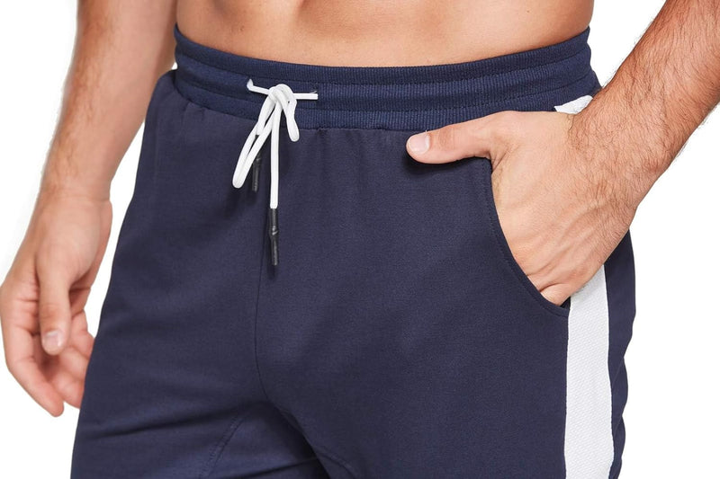 Tansozer Jogginghose Herren Trainingshose Baumwolle Fitness Hosen Herren mit Reissverschlusstaschen