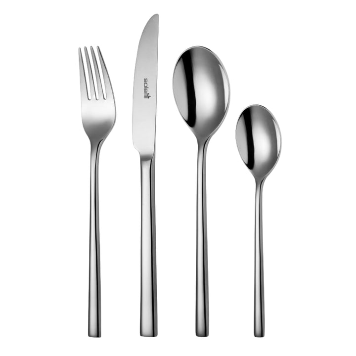 Sola Montreux Besteck Set - 6 Personen Essbesteck - 24 Teilig, 18/10 Rostfreiem Stahl - Robustes und