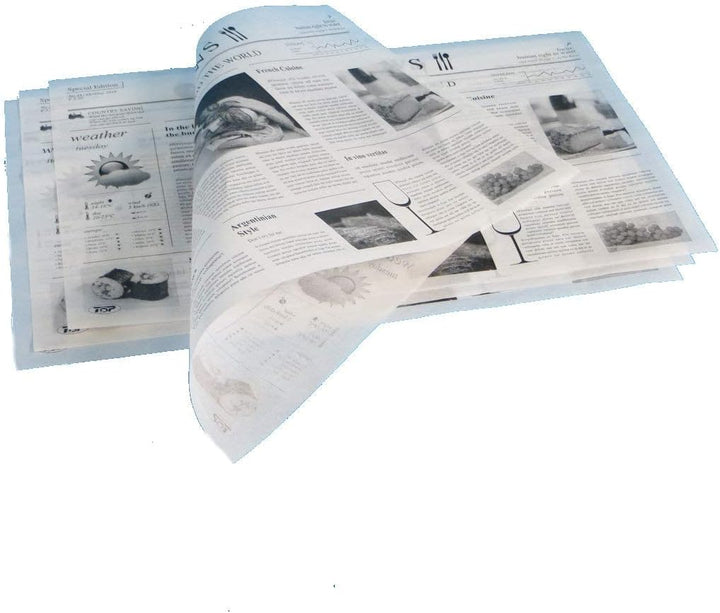 1000 Blatt Bio Einschlagpapier Hamburgerpapier Sandwichpapier Frischhaltepapier Pergamentersatz fett