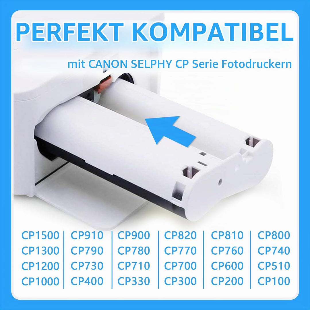 LCL KP-108IN 3115b001(AA) Kompatibel für Canon Selphy CP1500 CP1300 CP1000 CP1200 CP910 Tinte Fotopa
