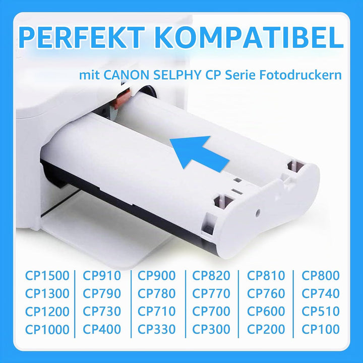LCL KP-108IN 3115b001(AA) Kompatibel für Canon Selphy CP1500 CP1300 CP1000 CP1200 CP910 Tinte Fotopa