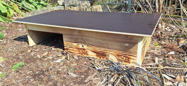 Premium Schildkrötenhaus aus 20mm Vollholz (SH13) - Schildkrötenhaus Schildkrötengehege Schildkröte