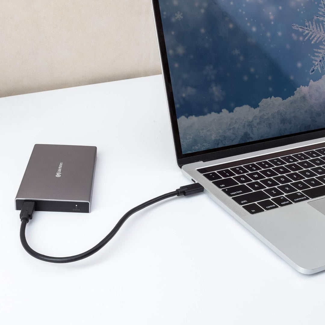 Cable Matters Aluminum 10Gbps USB 3.1 Gen 2 Externes SSD-Festplattengehäuse (USB C-Gehäuse, SSD Gehä