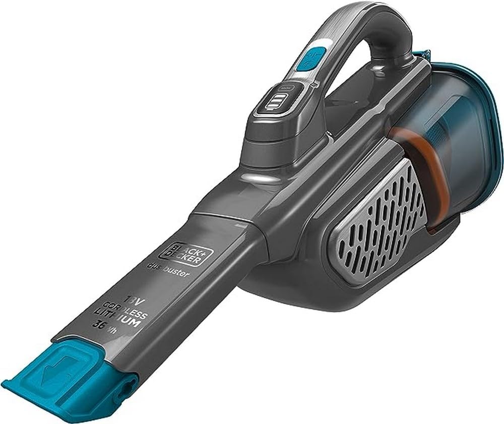 Black+Decker 36 Wh / 18 V Akku-Handstaubsauger Dustbuster Smart tech (mit Cyclonic Action &amp; zwei Sau