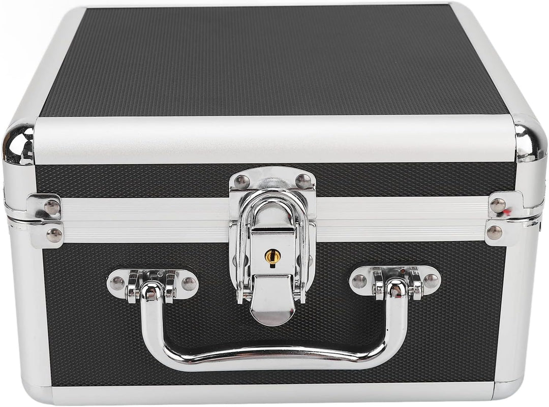 2.5-Zoll-Festplatten-Aufbewahrungsbox,Festplattengehäuse, Aluminiumlegierung, 20 Einschübe, doppelte