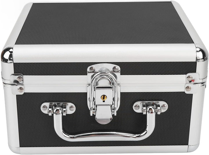 2.5-Zoll-Festplatten-Aufbewahrungsbox,Festplattengehäuse, Aluminiumlegierung, 20 Einschübe, doppelte