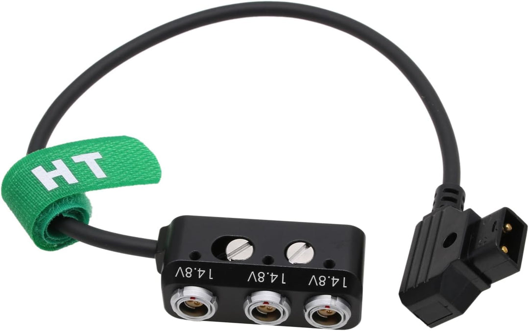 HangTon D-Tap Stecker auf 3 x Fischer RS 3 Pin Buchse Power Splitter Kabel Box 12V 10A