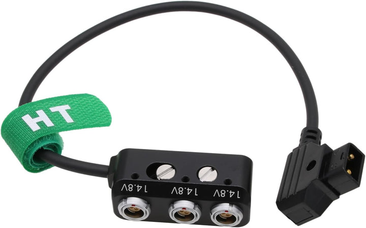 HangTon D-Tap Stecker auf 3 x Fischer RS 3 Pin Buchse Power Splitter Kabel Box 12V 10A