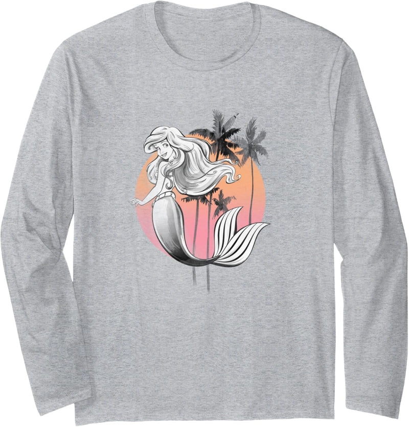 Disney The Little Mermaid Ariel Sunset Watercolor Langarmshirt