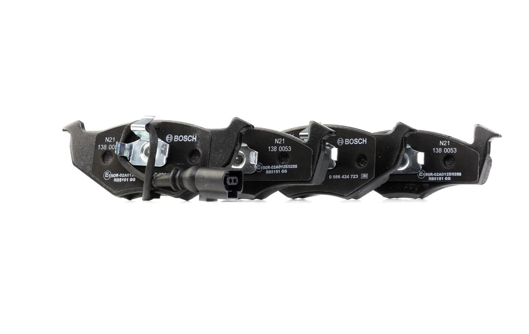 Bosch BP434 Bremsbeläge - Vorderachse - ECE-R90 Zertifizierung - vier Bremsbeläge pro Set