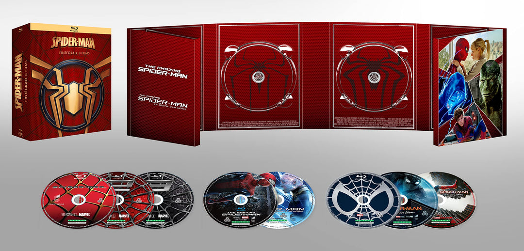 Spider man - intégrale - 8 films [Blu-ray] [FR Import], Blu-ray