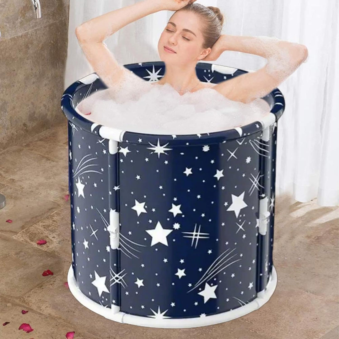 Tragbare Badewanne,Tragbare Badewanne - Zusammenklappbares Eisfass-Tauchbecken - Badewanne für Erwac