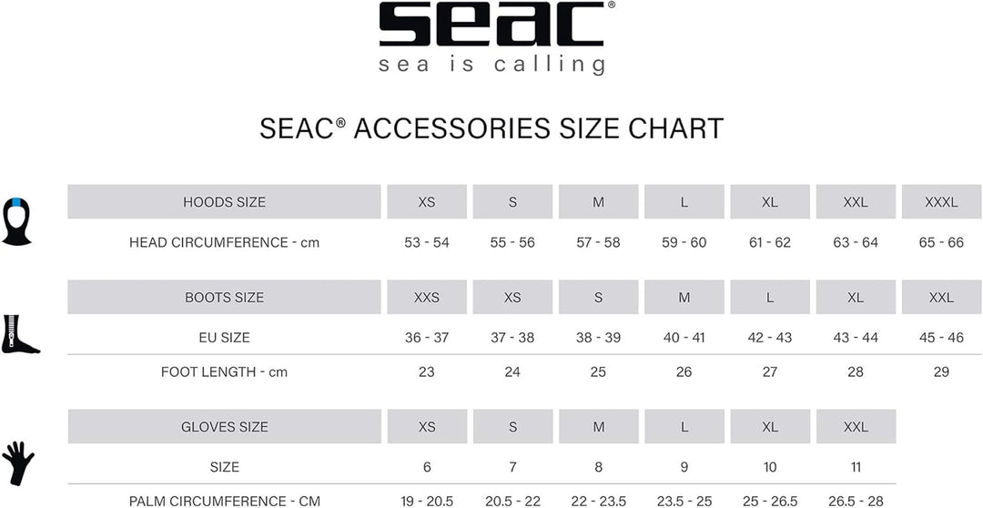 SEAC Ultraflex Ultra-elastische 2 mm Neoprenhandschuhe für Tauchen und Unterwasser-Speerfischen, rut