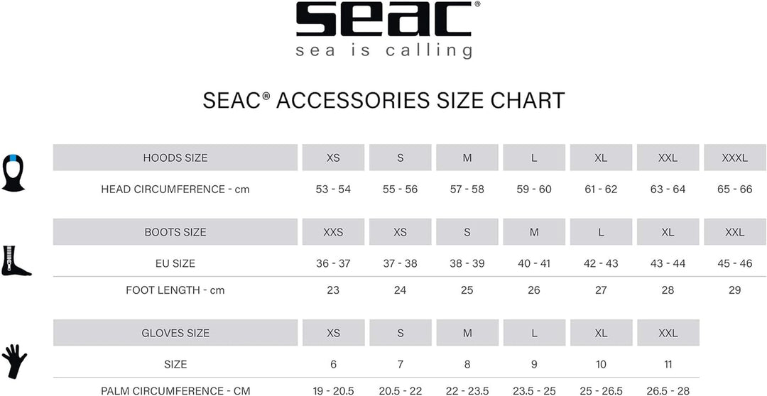 Seac Ultraflex Ultra-elastische 3.5 mm Neoprenhandschuhe für Tauchen und Unterwasser-Speerfischen, r
