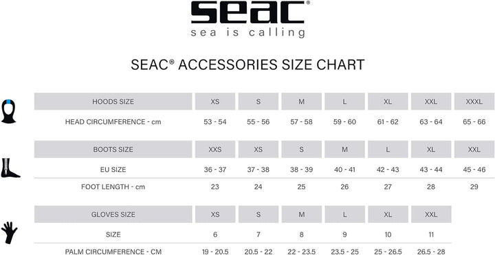 Seac Ultraflex Ultra-elastische 3.5 mm Neoprenhandschuhe für Tauchen und Unterwasser-Speerfischen, r