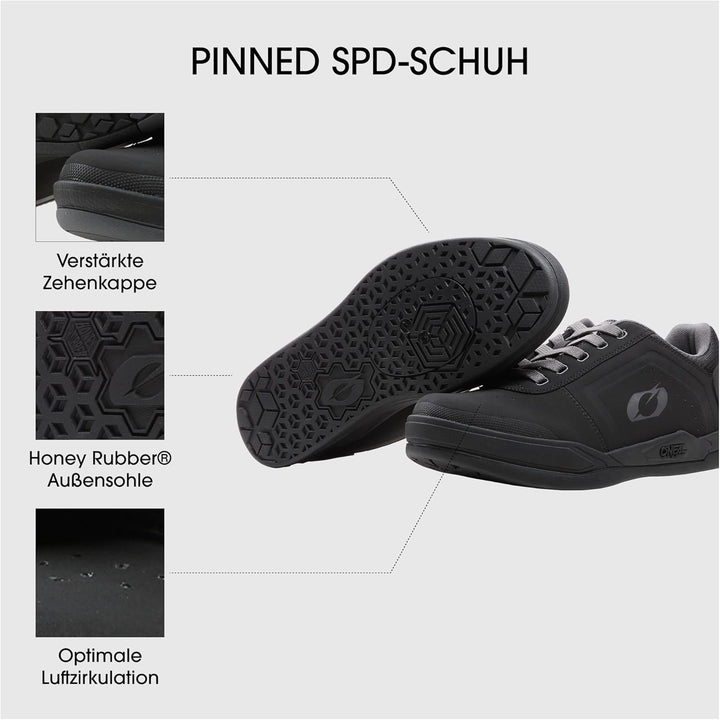 O'NEAL | Mountainbike-Schuhe | MTB Downhill Freeride | Vegan | SPD-Pedalplatten-kompatibel, Oberseit