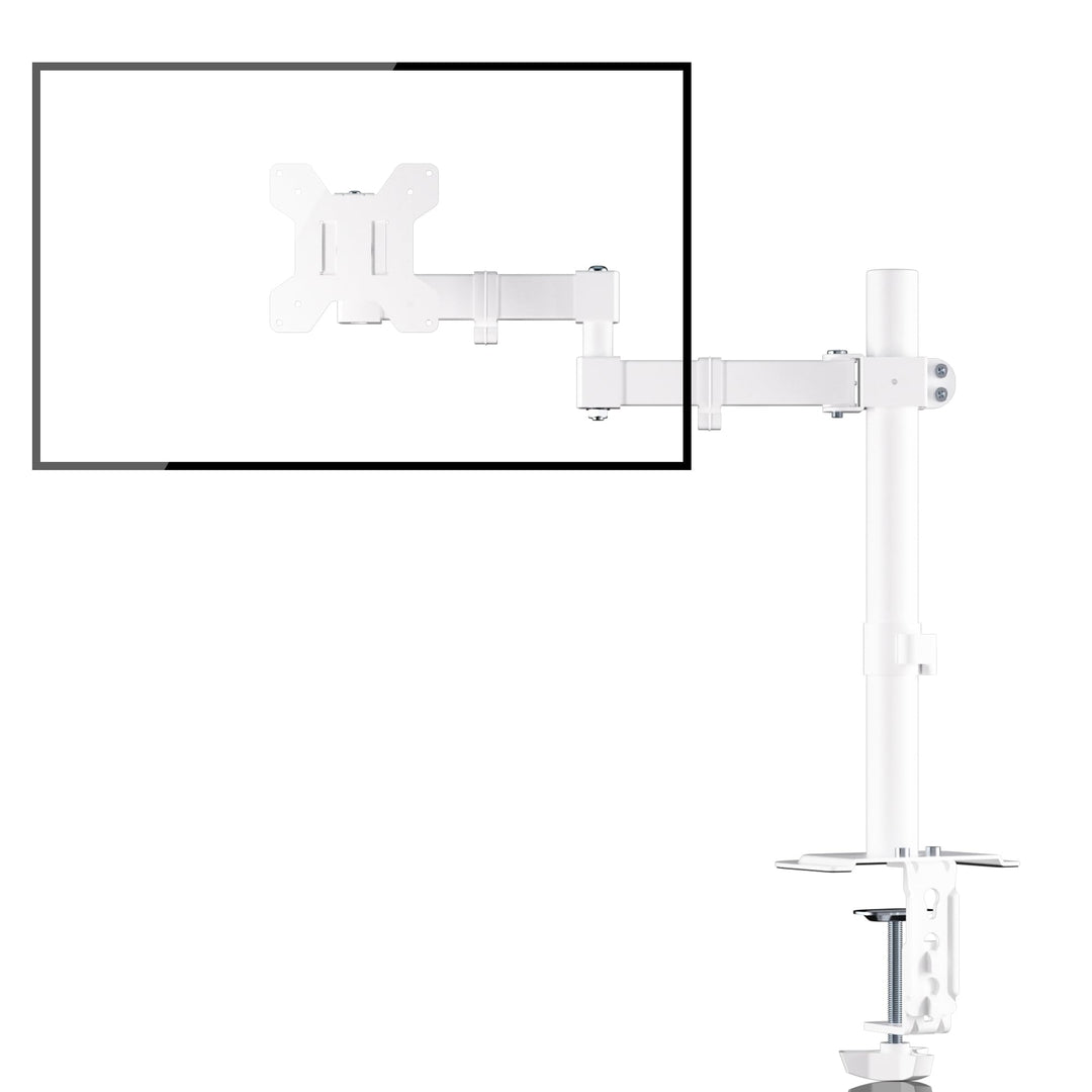 Bracwiser einzelnen Voll einstellbare Stehhöhe Monitorarm Standhalterung 800 mm hoch für Monitor Com