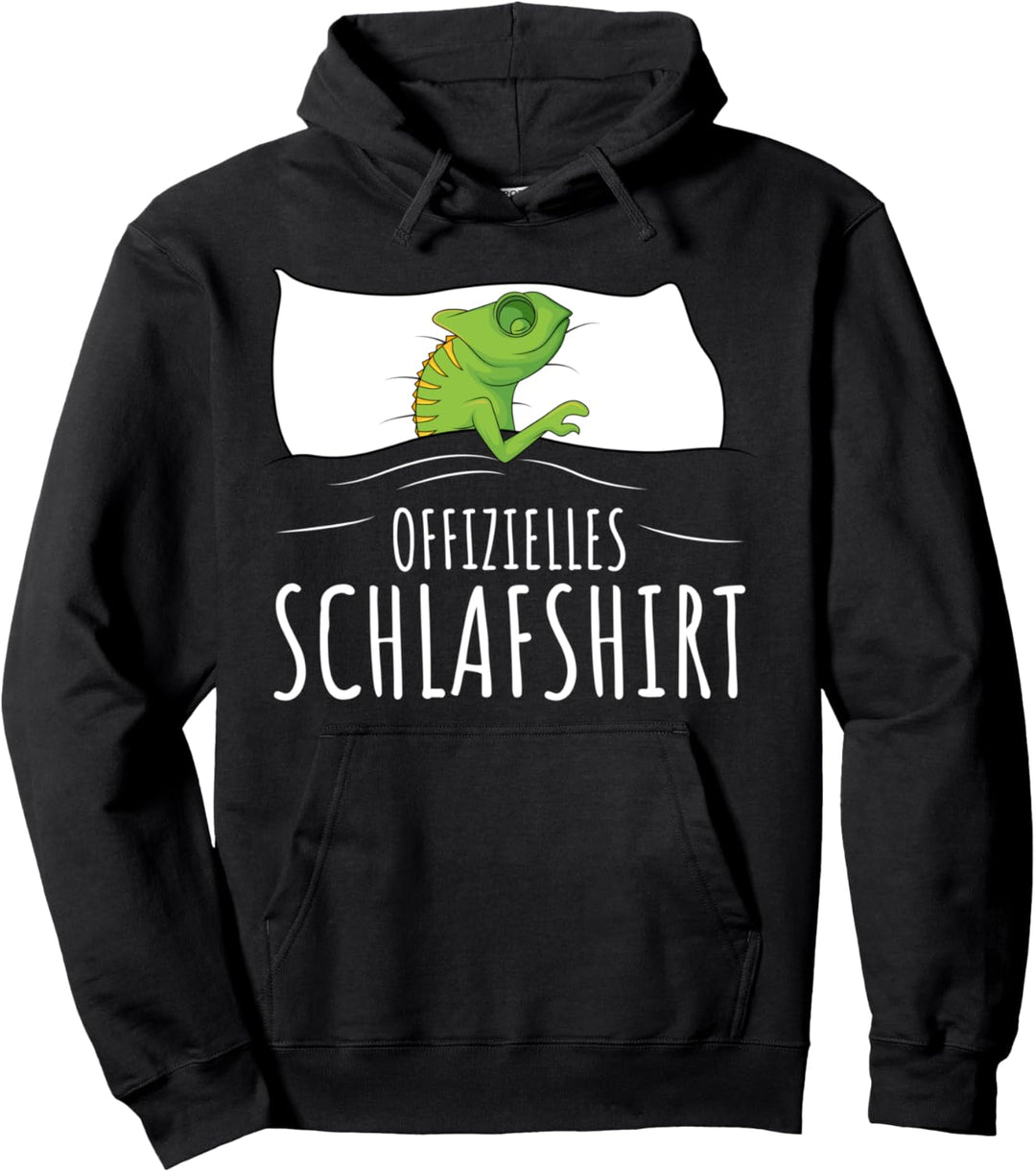 Offizielles Schlafshirt Chamäleon Echse Chameleon Pullover Hoodie