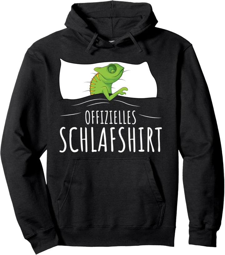 Offizielles Schlafshirt Chamäleon Echse Chameleon Pullover Hoodie