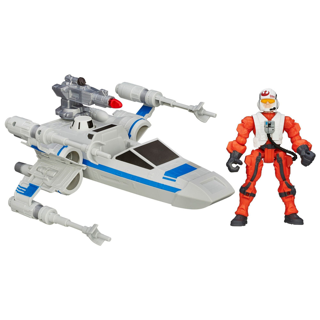 Star Wars Hero Stampfern Episode VII Widerstand X-Wing und Widerstand Pilot