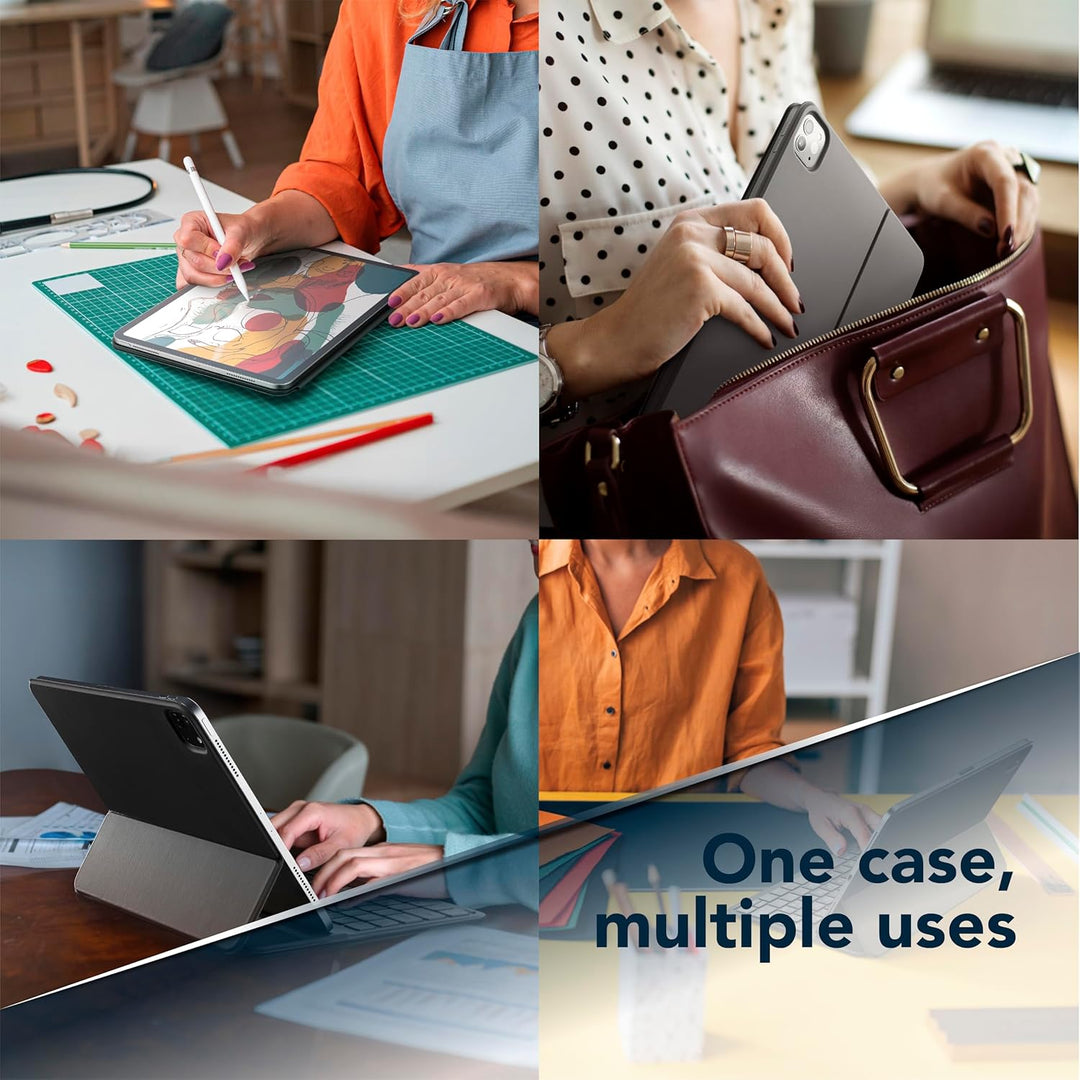 cellularline Schutzhülle Keyboard Case mit integrierter kabelloser Tastatur, italienisches QWERTY-La