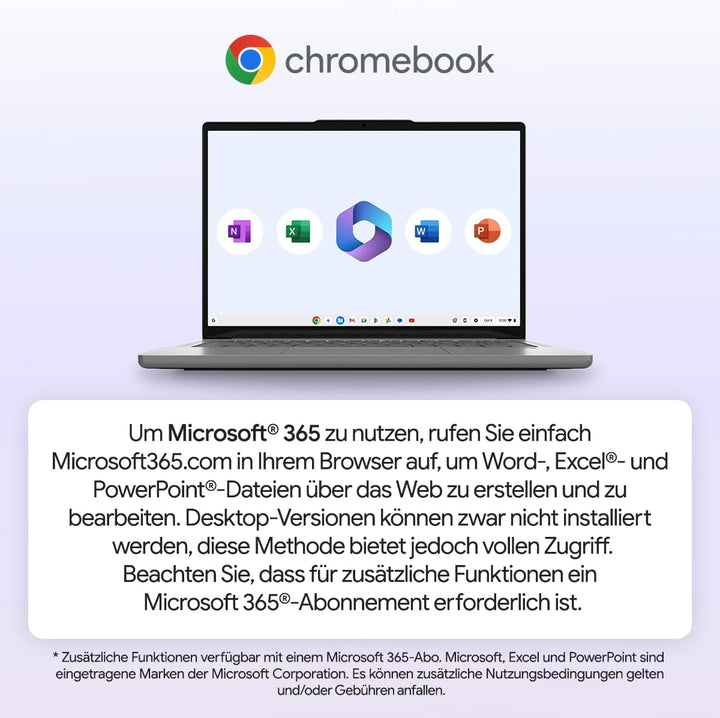 HP Chromebook x360, 14" Touchscreen, Intel Prozessor N100, 4 GB DDR4 RAM,128GB eUFS, Intel UHD Graph
