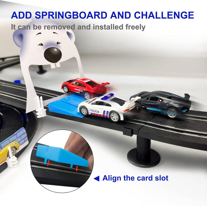 AGM MASETCH High Speed Series Slot Car Race Track Sets - Slot Cars, Rennstrecken &amp; Zubehör Elektrisc