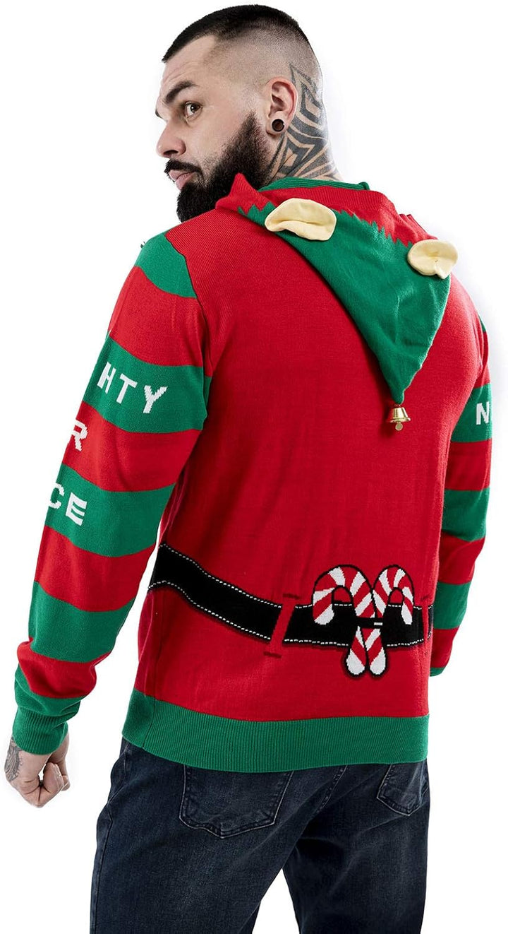 U LOOK UGLY TODAY Unisex Herren Weihnachtspullover Damen Hässliche Pulli Lustig Strickpullover Yafil