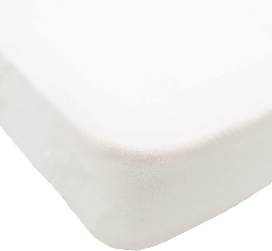 Babycalin Spannbettlaken, 100% Baumwolle, 60 x 120 cm 60 X 120 cm (1 Stuck) Elfenbein, 60 X 120 cm (
