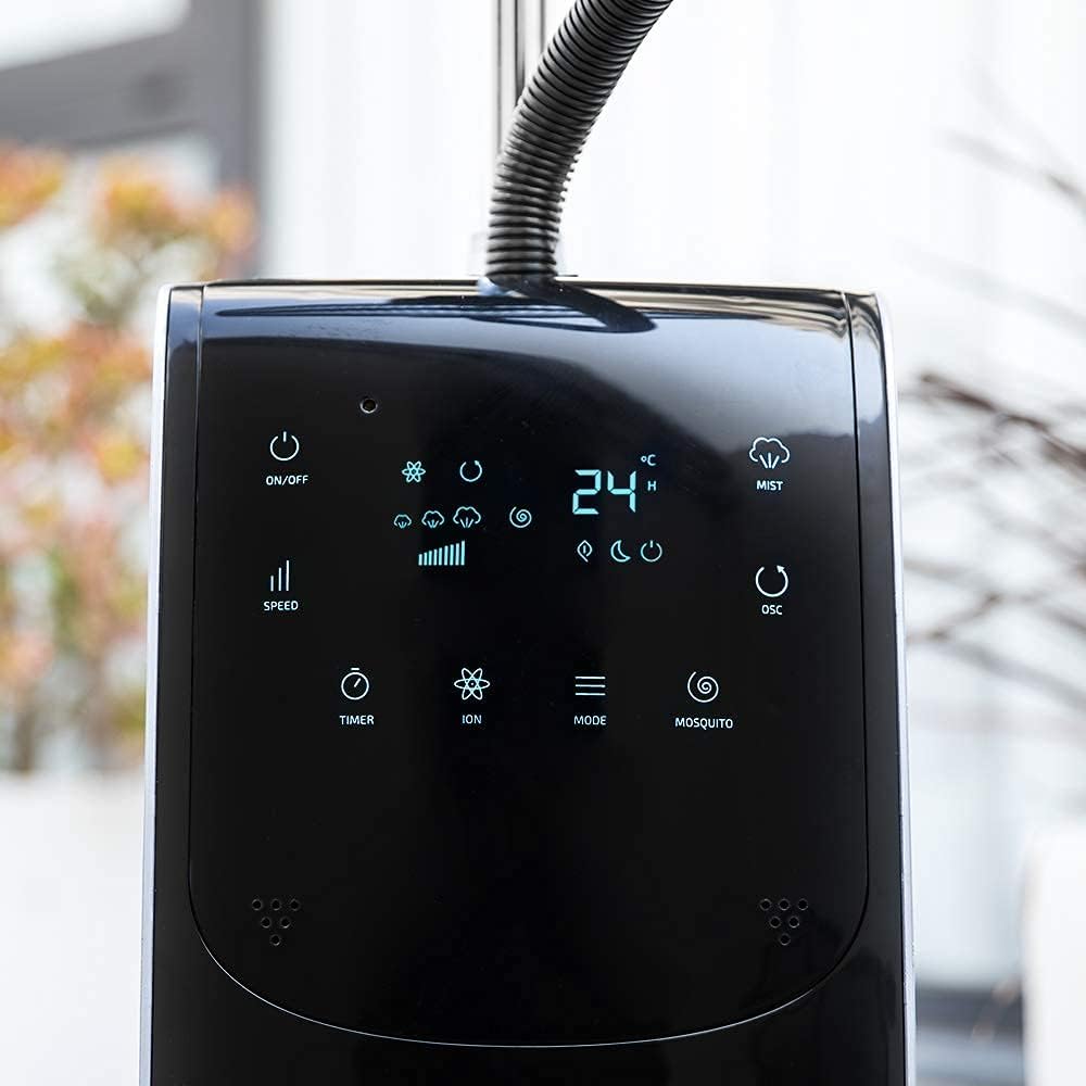 Cecotec Wassernebel-Ventilator mit Fernbedienung und Timer EnergySilence 790 FreshEssence Ionic, 90