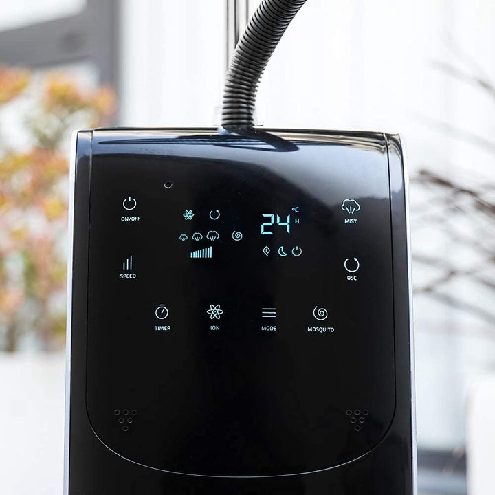 Cecotec Wassernebel-Ventilator mit Fernbedienung und Timer EnergySilence 790 FreshEssence Ionic, 90
