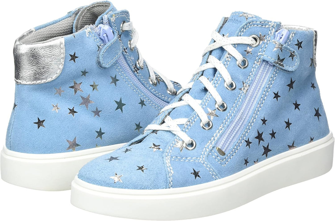 Richter Mädchen Flora Sneaker 27 EU Hell Türkis Silber, 27 EU Hell Türkis Silber
