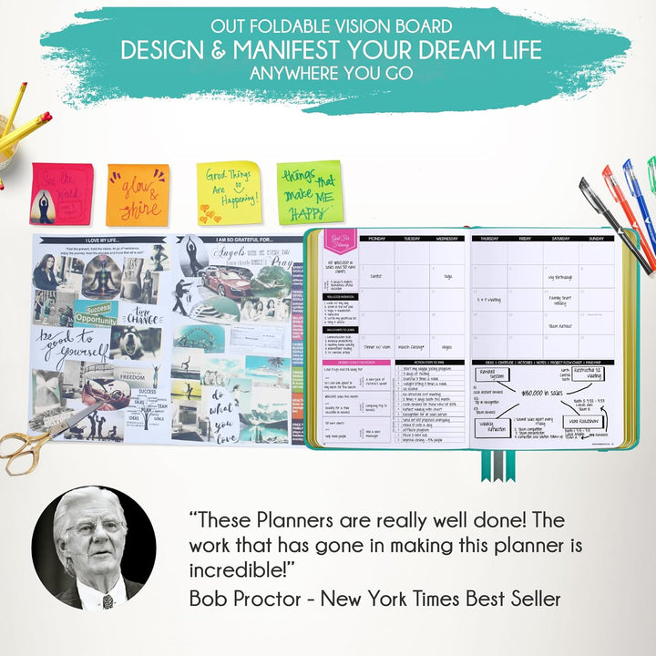 Law of Attraction Terminplaner 2025 - Deluxe Wochen- und Monatsplaner, eine 12-monatige Reise zur St