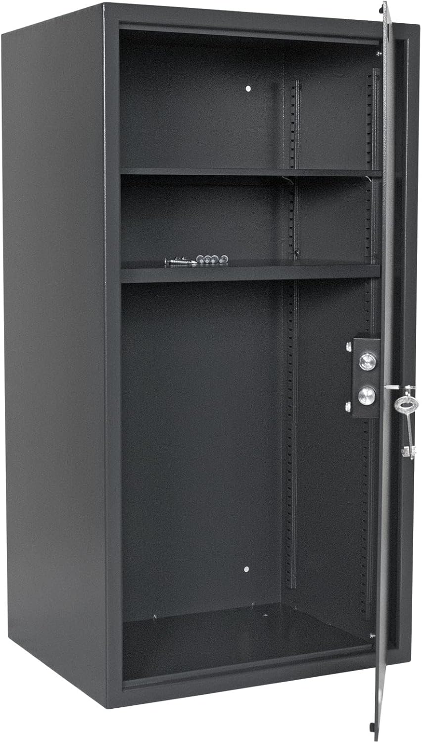 Rottner Möbeltresor Jupiter 6 Doppelbartschloss 2 Schlüssel BxHxT 45x85x36 cm herausnehmbarer Fachbo