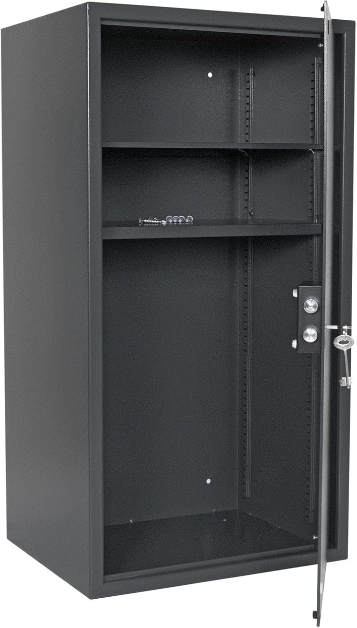 Rottner Möbeltresor Jupiter 6 Doppelbartschloss 2 Schlüssel BxHxT 45x85x36 cm herausnehmbarer Fachbo